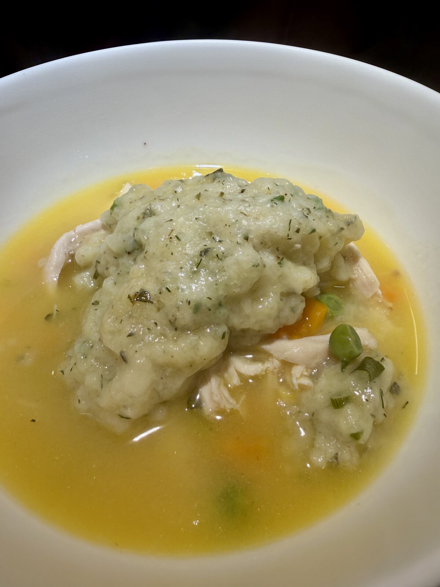 Chicken and Dumplings cooking